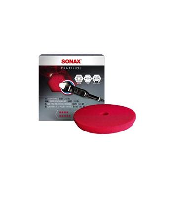 SONAX polijstspons "exzenterpad 165" polishing sponge red 165 da-cut pads