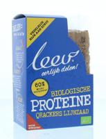 Leev Bio Qrackers Proteïne & Lijnzaad - thumbnail