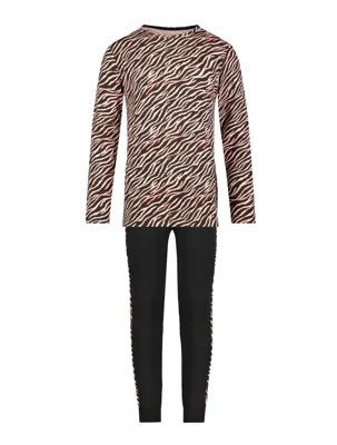 Katoenen meisjes pyjama - Zebra