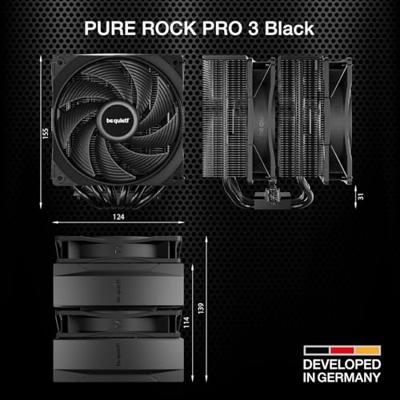 Be quiet! Pure Rock Pro 3 Black Be quiet! Pure Rock Pro 3 Black