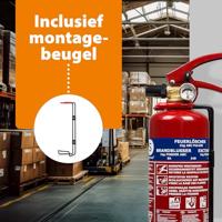 Smartwares Poederblusser BB1 1 kg klasse ABC staal 10.018.56 - thumbnail