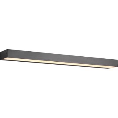 LED Wandlamp Mat Zwart 8W - Up & Down Verlichting - Warm Wit 3000K