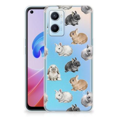 TPU Hoesje voor OPPO A96 | OPPO A76 Konijntjes TPU Hoesje voor OPPO A96 | OPPO A76 Konijntjes