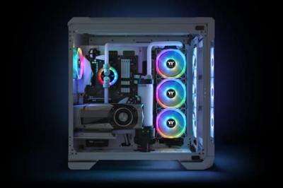 Thermaltake Riing Trio 12 RGB Radiator Fan White TT Premium Edition case fan