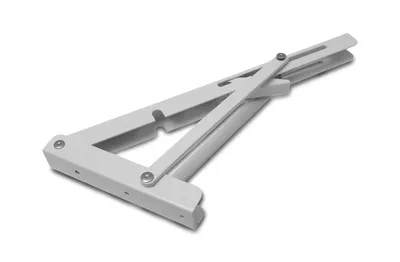 Plankdrager opklapbaar wit 300x130mm