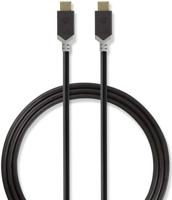 Nedis USB 3.2 Gen 2 10Gbps 100W USB Type-C 1m Antraciet - thumbnail