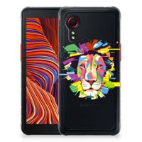 Samsung Galaxy Xcover 5 Telefoonhoesje met Naam Lion Color - thumbnail