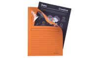 Set of Subfolders Exacompta Forever Oranje A4 Doorzichtig raam 100 Onderdelen - thumbnail