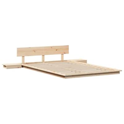 Bedframe Bruin 120 x 190 cm Hout