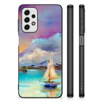 Kleurrijke Telefoonhoesje Samsung Galaxy A23 Boat - thumbnail