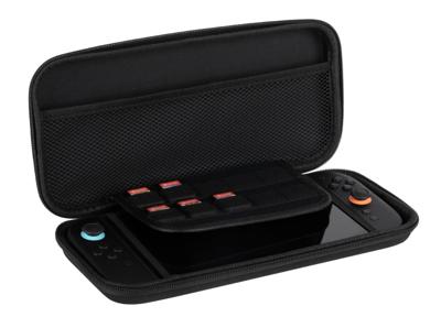 Gaming-accessoirepakket - KONIX - Nintendo Switch 2 - Hoesje - 4 duimsteunen - Gehard glazen schermbeschermer - Hoesje voor 9 games - Oordopjes