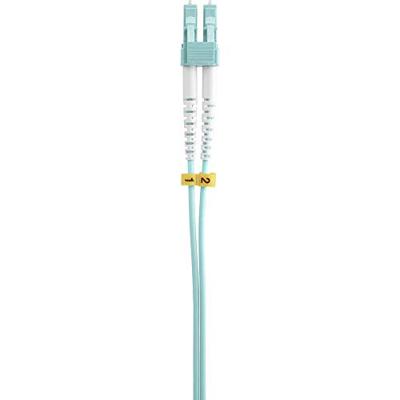 Renkforce RF-4491748 Glasvezel Optische vezel Aansluitkabel 1.00 m Aqua-blauw [1x LC-stekker - 1x LC-stekker] 50/125 µ Multimode OM3