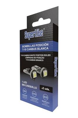 Positielampen voor voertuigen Superlite SMD T10 Can-Bus LED (2 uds)