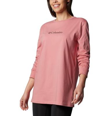 Columbia North Cascades™ LS T-Shirt Dames Red Hibiscus M