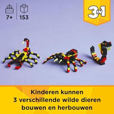 LEGO creator 31159 wilde dieren: spannende spin