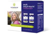 Vitakruid Multi Dag & Nacht Vrouw 50+ 100% Vegan 2 x 30 - thumbnail