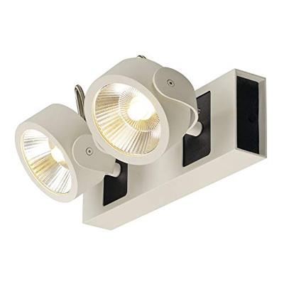 SLV 1000130 LED-plafondlamp 31 W Wijnrood, Zwart