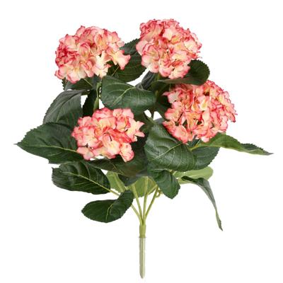 Hortensia kunstplant 40cm rose