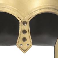 VidaXL Soldatenhelm grieks replica larp staal messingkleurig - thumbnail