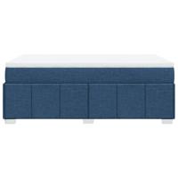 Boxspring met matras stof blauw 140x200 cm - thumbnail