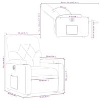 Sta-op-stoel elektrisch stof donkergroen - thumbnail