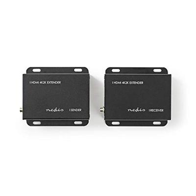HDMI CAT5/6-Extender | 4K@30Hz | Tot 50,0 m | HDMI-Ingang + RJ45 Female | HDMI-Uitgang + RJ45 Female