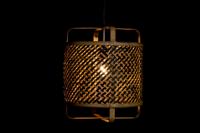 Plafondlamp DKD Home Decor Zwart Bruin 220 V 50 W (36 x 36 x 48 cm) - thumbnail