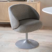 Eleonora Eetkamerstoel 'Ruben' Bouclé, kleur Bruin - thumbnail