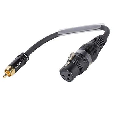 SOMMER CABLE Adapter Cable XLR(F)/RCA(M) 0.15m bk