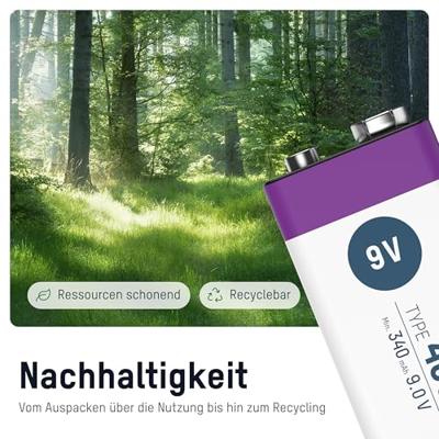 Ansmann Oplaadbaar Batterij 9-voudig En Usb-c