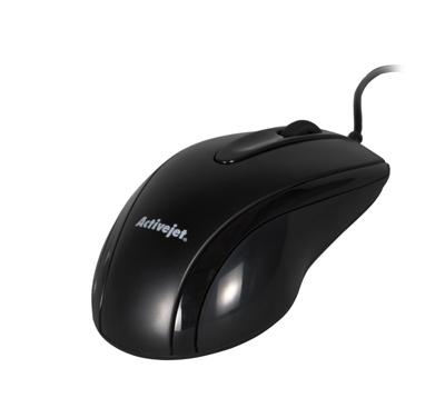 Activejet AMY-083 muis USB Type-A Optisch 1000 DPI Ambidextrous