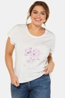 Ulla Popken Shirt, oversized, biokatoen, korte mouwen - Grote Maten - thumbnail