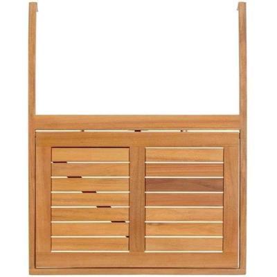Hangende balkontafel LILOU - FSC acaciahout - Opvouwbaar - 60x44x80 cm