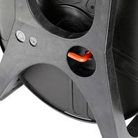 Adam Hall 70225 Kabelhaspel Zwart - thumbnail