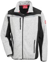 NITRAS SAFETY Nitras softshelljas "motion tex plus" knitted softshell jacket. motion tex plus gray - thumbnail