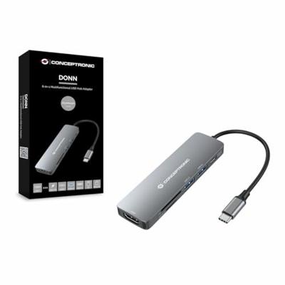 USB-HUB Conceptronic DONN11G Grijs