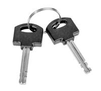 Brüder Mannesmann Kettingslot Zwart Sleutelslot - thumbnail