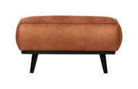 WOOOD Hocker 'Statement' Eco Leder, kleur Cognac - thumbnail