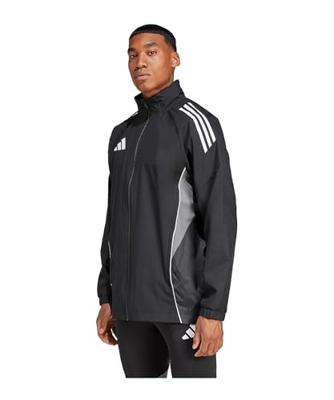 adidas Tiro 25 Competition Allweather Jack Zwart Grijs