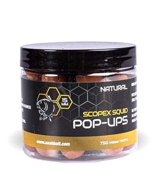 Nash Scopex Squid Pop Ups Natural 15mm 75gr