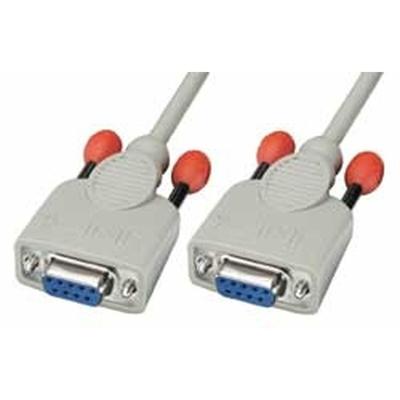LINDY Seriële aansluitkabel [1x D-SUB-bus 9-pol. - 1x D-SUB-bus 9-pin] 3,00 m wit