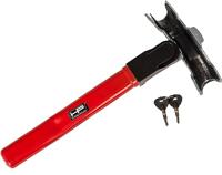 HP Autozubehör Rotary Lock Stuurvergrendeling, Diefstalbescherming Rood/zwart - thumbnail