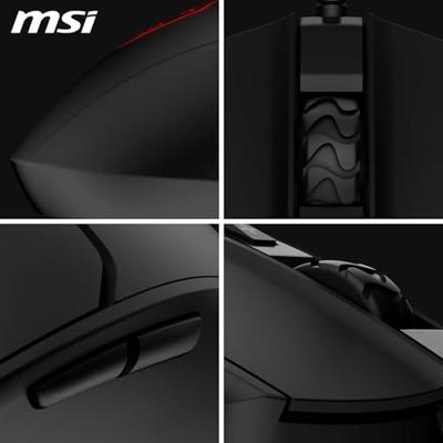 MSI FORGE GM100 muis Gamen Ambidextrous USB Type-A Optisch 6400 DPI MSI FORGE GM100 muis Gamen Ambidextrous USB Type-A Optisch 6400 DPI