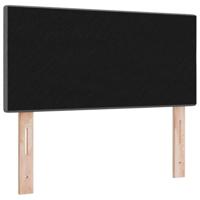 LED-hoofdbord met LED -striplichten Donkergrijs 90 cm Stof - thumbnail