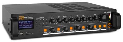 Power Dynamics PDV120MP3 100V zoneversterker, mixer & mediaspeler 120W