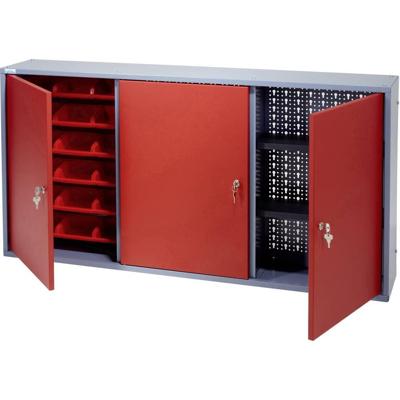 Küpper 70192 Hangkast voor gereedschap (b x h x d) 120 x 60 x 19 cm Rood, Zilver
