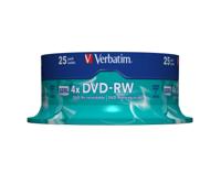 DVD-RW Verbatim 25 Stuks Multicolour 4,7 GB 4x - thumbnail
