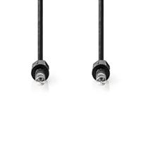 Nedis Stereo-Audiokabel | 6,35 mm Male | 6,35 mm Male | Vernikkeld | 2.00 m | Rond | Zwart | Label - CAGL23000BK20 - thumbnail