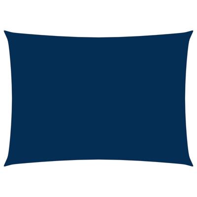 Schaduwdoek rechthoekig 5x7 m oxford stof blauw