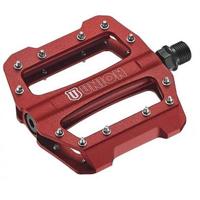 Union pedaal sp1300 alu cartridge+thrust lager. rood - thumbnail